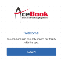 The Acebook App Open