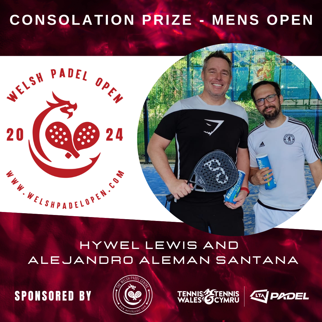 The Welsh Padel Open Mens Open Consolation Tournament