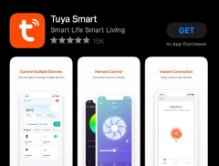The Tuya Smart App in the App/Play store