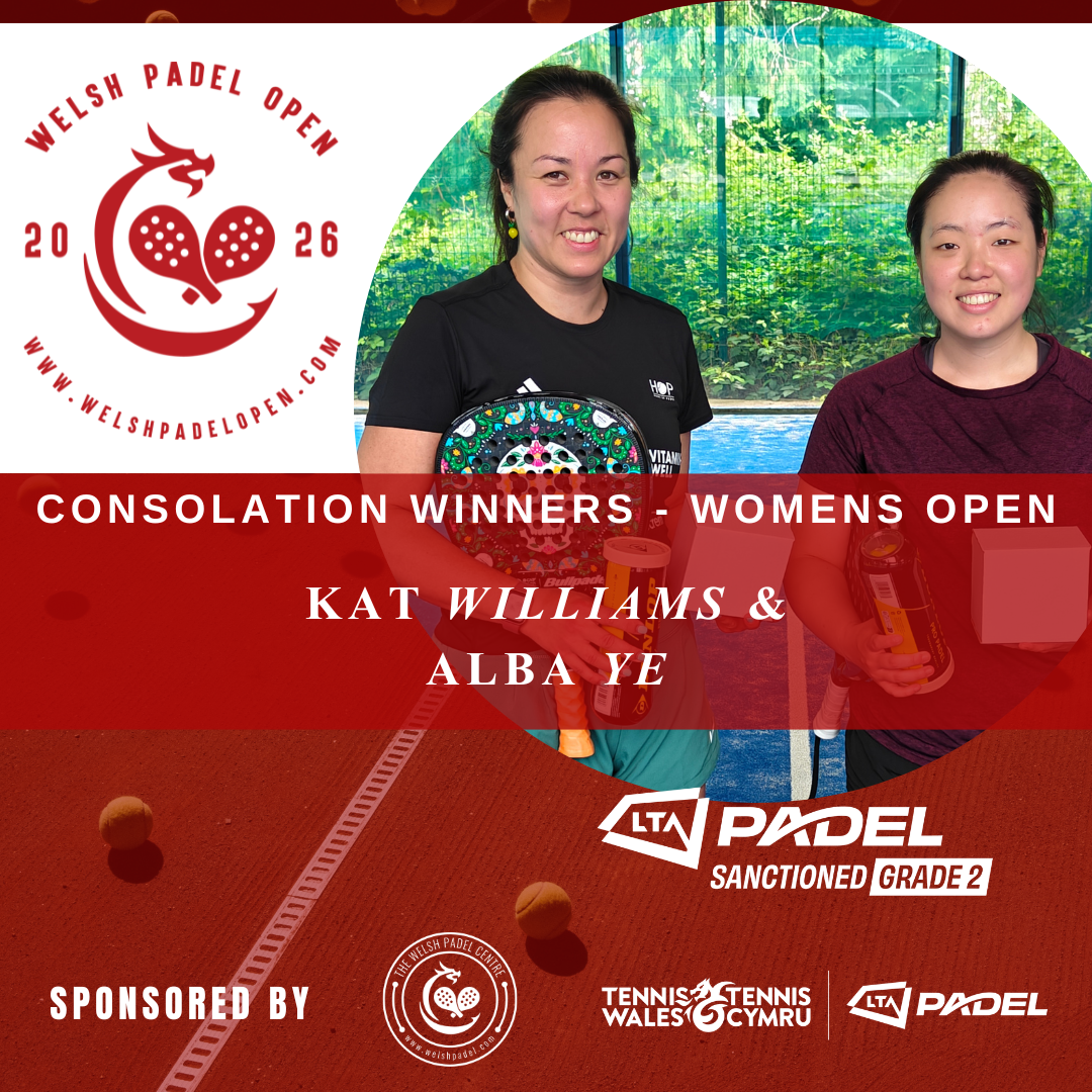 The Welsh Padel Open Womens Open Winners